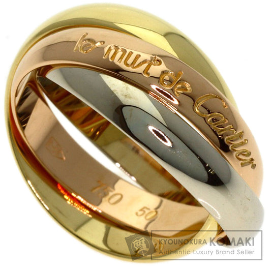 CARTIER Trinity #50 Ring K18 Yellow Gold K18 White GoldLadies [Used]