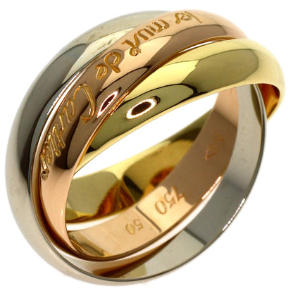 CARTIER Trinity #50 Ring K18 Yellow Gold K18 White GoldLadies [Used]