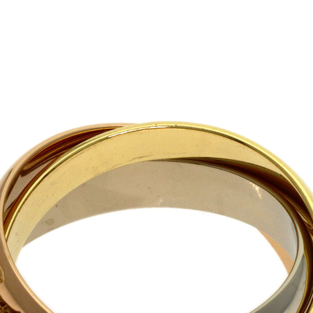 CARTIER Trinity #50 Ring K18 Yellow Gold K18 White GoldLadies [Used]