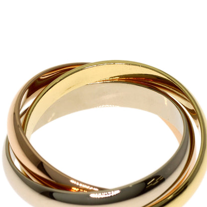 CARTIER Trinity Ring K18 Yellow Gold K18 White GoldLadies [Used]
