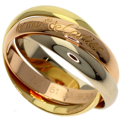 CARTIER Trinity #51 Ring K18 Yellow Gold K18 White GoldLadies [Used]