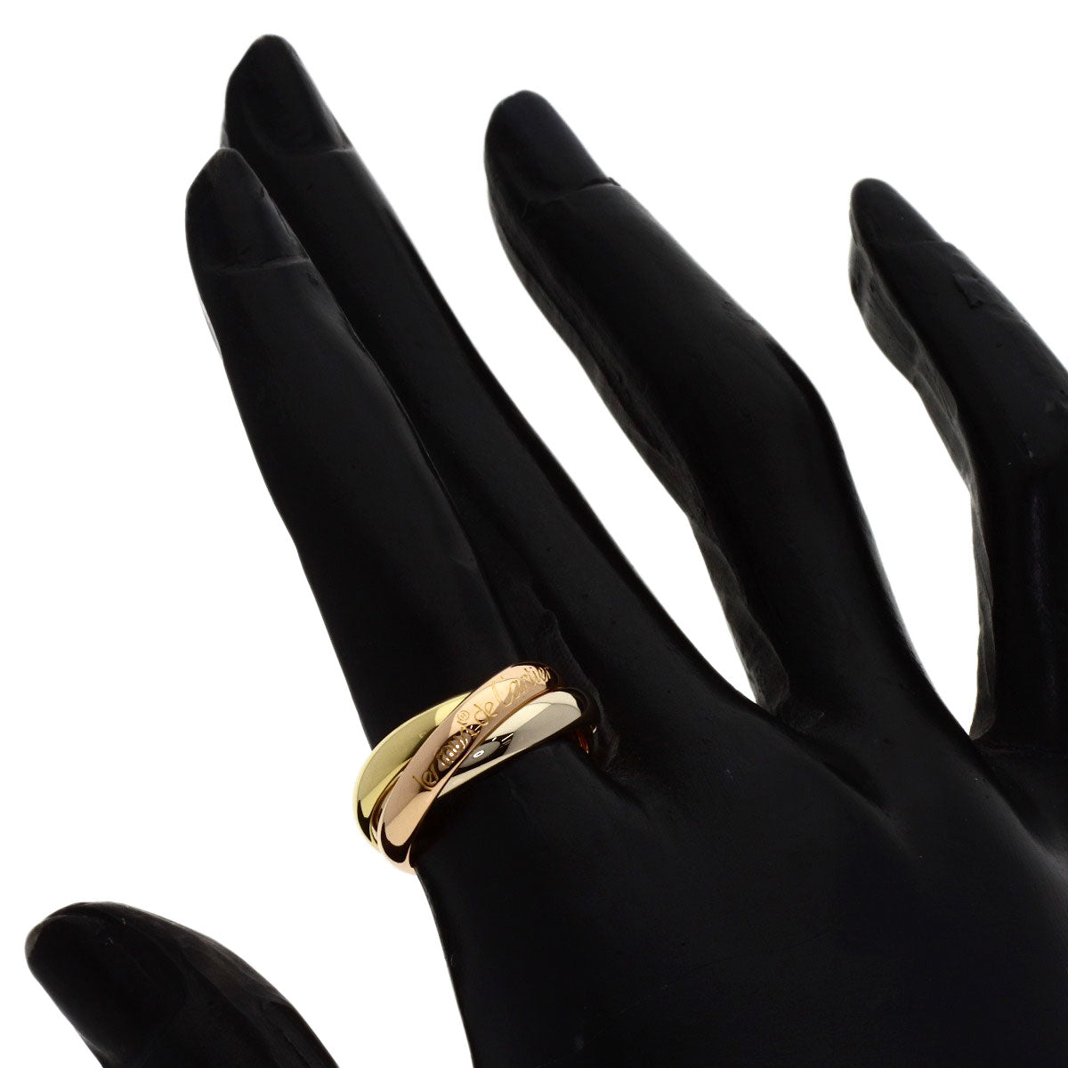 CARTIER Trinity #51 Ring K18 Yellow Gold K18 White GoldLadies [Used]