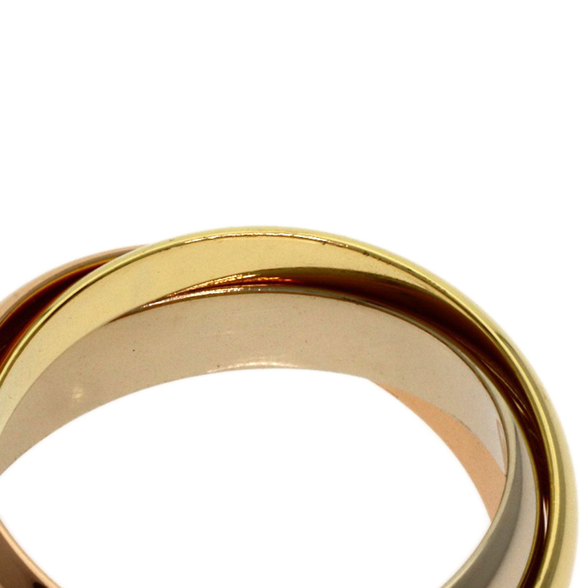 CARTIER Trinity #51 Ring K18 Yellow Gold K18 White GoldLadies [Used]
