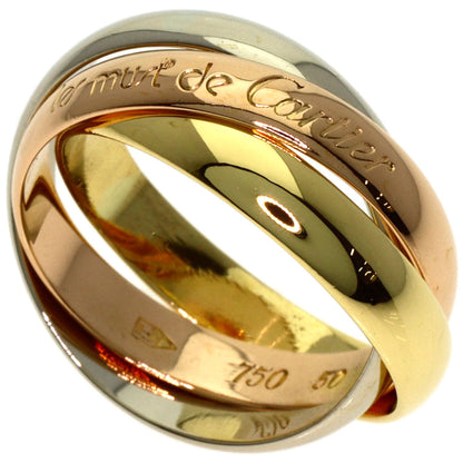 CARTIER Trinity #50 Ring K18 Yellow Gold K18 White GoldLadies [Used]