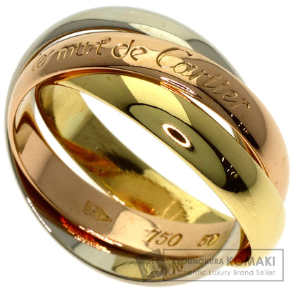 CARTIER Trinity #50 Ring K18 Yellow Gold K18 White GoldLadies [Used]