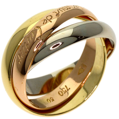 CARTIER Trinity #50 Ring K18 Yellow Gold K18 White GoldLadies [Used]