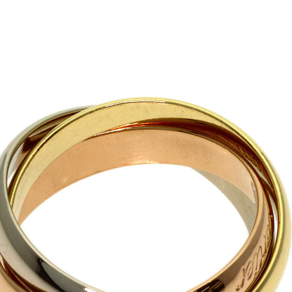 CARTIER Trinity #50 Ring K18 Yellow Gold K18 White GoldLadies [Used]