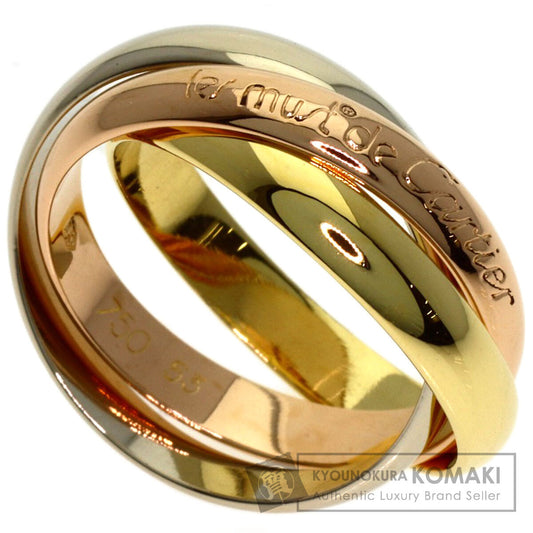CARTIER Trinity #53 Ring K18 Yellow Gold K18 White GoldLadies [Used]