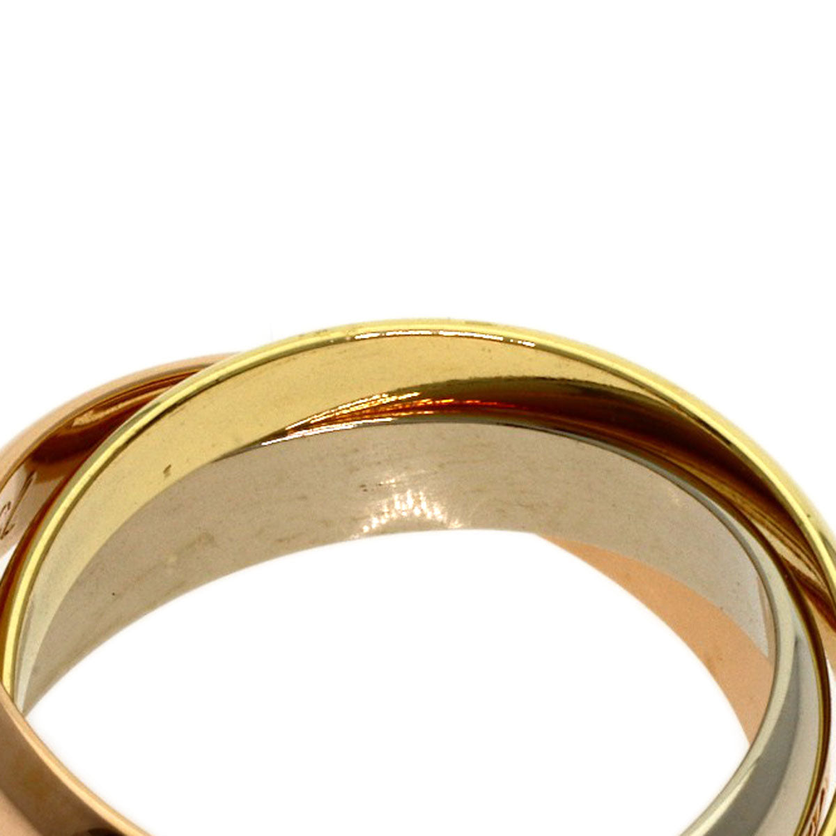 CARTIER Trinity #53 Ring K18 Yellow Gold K18 White GoldLadies [Used]
