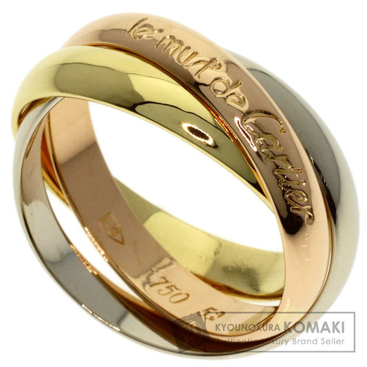 CARTIER Trinity #52 Ring K18 Yellow Gold K18 White GoldLadies [Used]