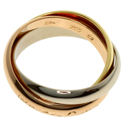 CARTIER Trinity #52 Ring K18 Yellow Gold K18 White GoldLadies [Used]