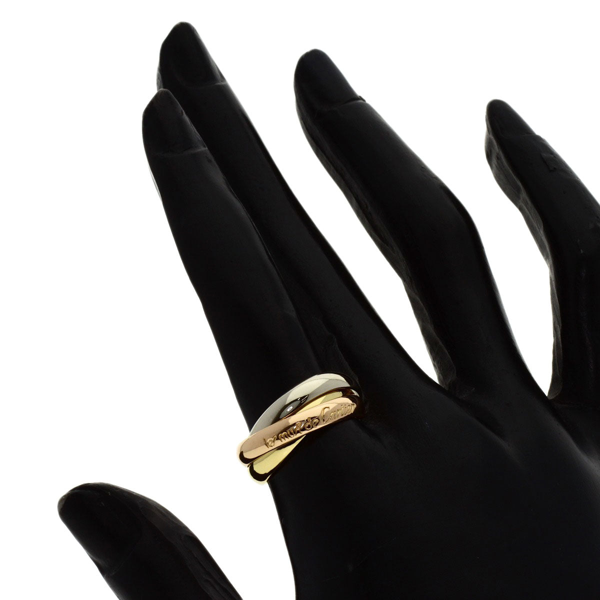 CARTIER Trinity #52 Ring K18 Yellow Gold K18 White GoldLadies [Used]