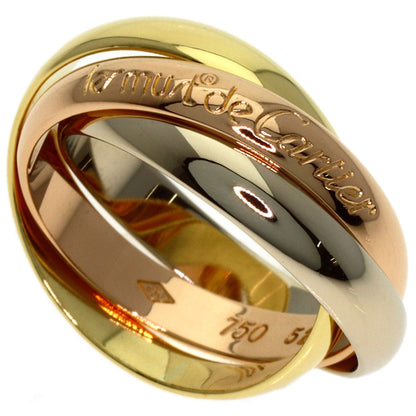 CARTIER Trinity #51 Ring K18 Yellow Gold K18 White GoldLadies [Used]