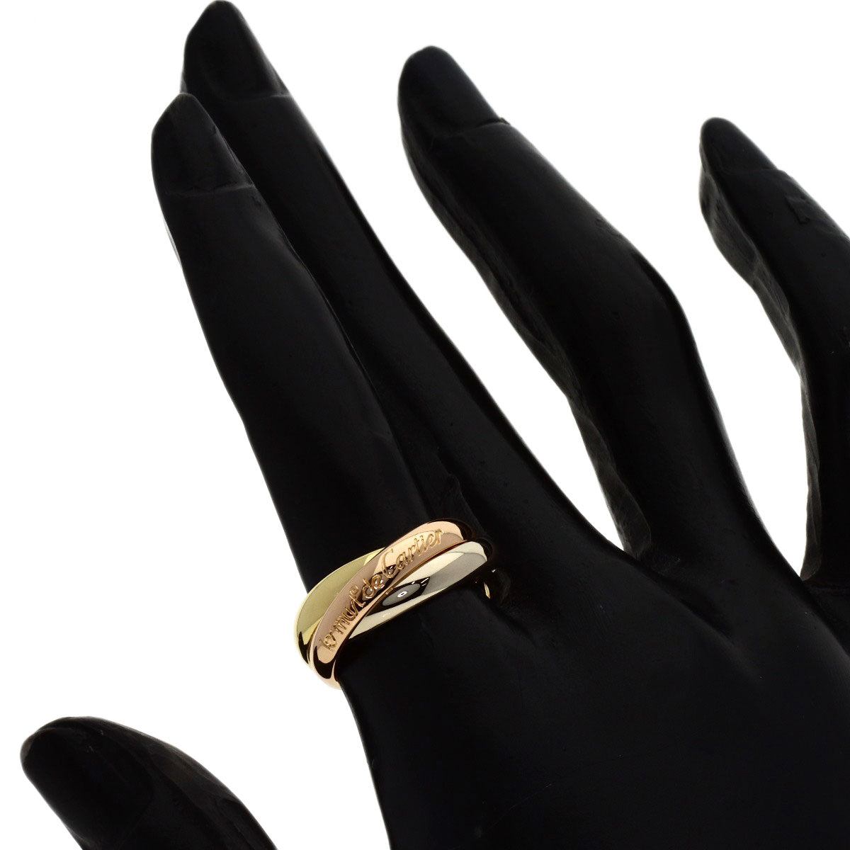 CARTIER Trinity #51 Ring K18 Yellow Gold K18 White GoldLadies [Used]