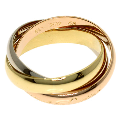 CARTIER Trinity MM #52 Ring K18 Yellow Gold K18 White GoldLadies [Used]