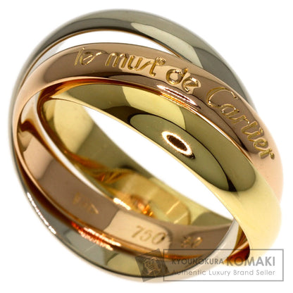 CARTIER Trinity #50 Ring K18 Yellow Gold K18 White GoldLadies [Used]