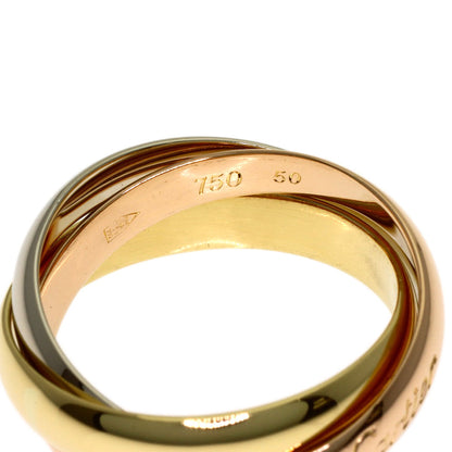 CARTIER Trinity #50 Ring K18 Yellow Gold K18 White GoldLadies [Used]