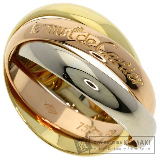 CARTIER Trinity #49 Ring K18 Yellow Gold 18K Pink GoldLadies [Used]