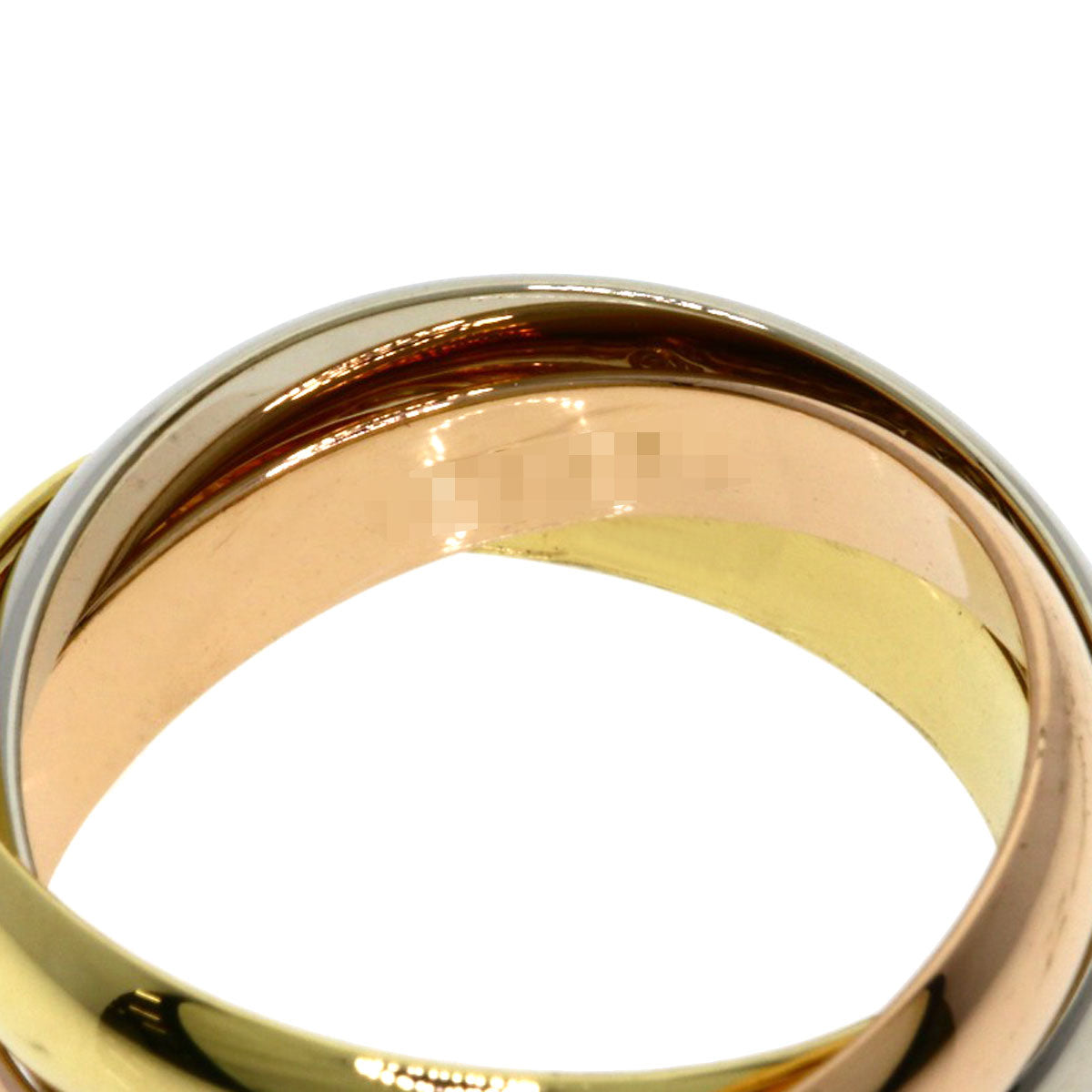 CARTIER Trinity #49 Ring K18 Yellow Gold 18K Pink GoldLadies [Used]