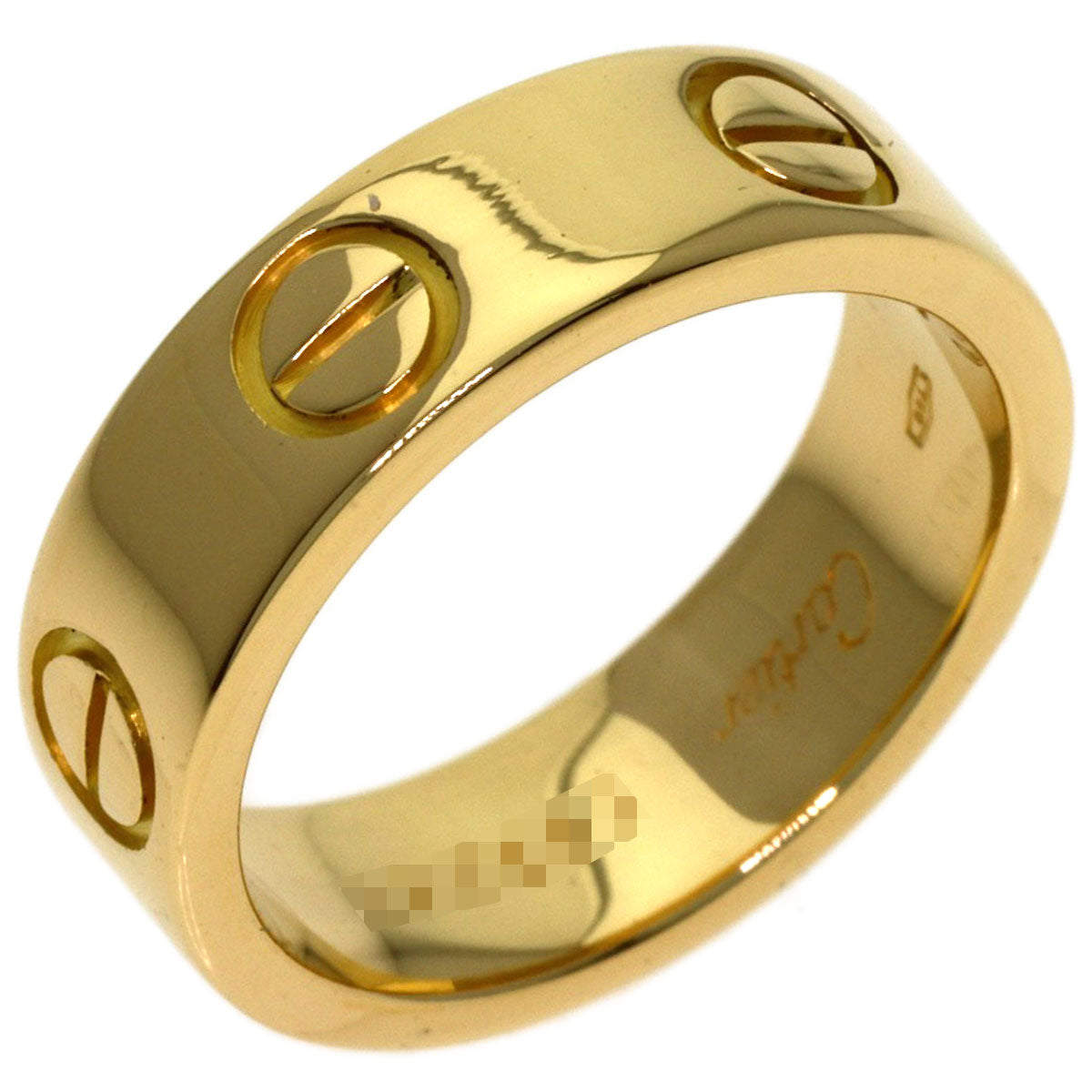 CARTIER love ring #49 Ring K18 Yellow Gold Ladies [Used]