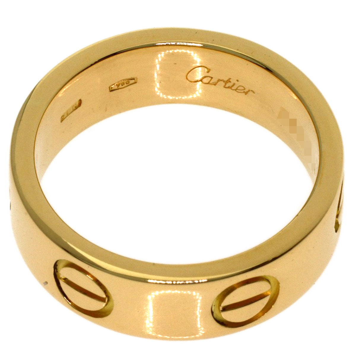 CARTIER love ring #49 Ring K18 Yellow Gold Ladies [Used]