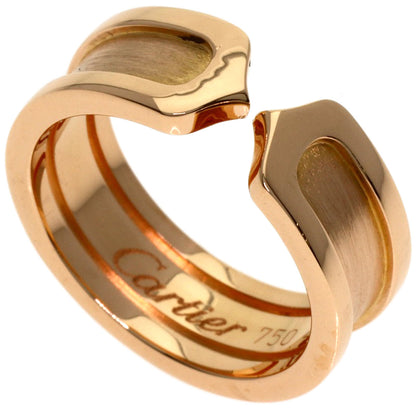 CARTIER C2 Ring SM #49 Ring K18 Pink Gold Ladies [Used]