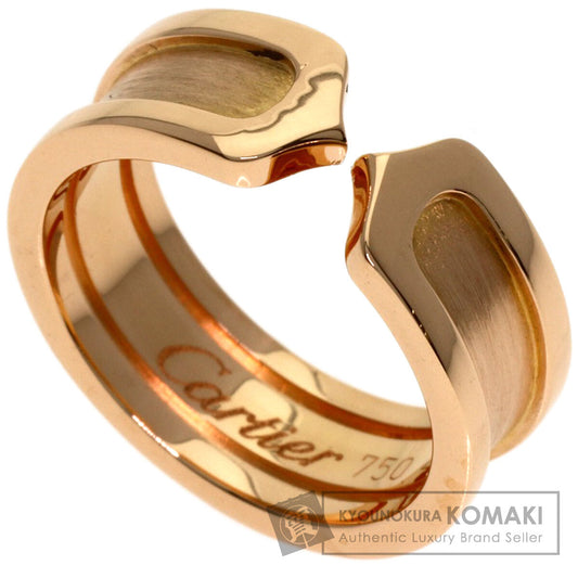 CARTIER C2 Ring SM #49 Ring K18 Pink Gold Ladies [Used]