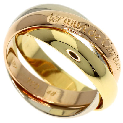 CARTIER Trinity #48 Ring K18 Yellow Gold 18K Pink GoldLadies [Used]