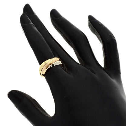 CARTIER Trinity #48 Ring K18 Yellow Gold 18K Pink GoldLadies [Used]