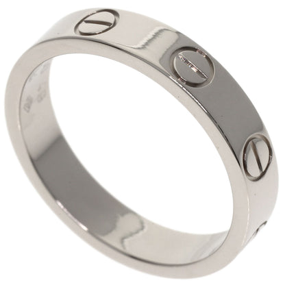 CARTIER love ring #49 Ring K18 White Gold Ladies [Used]