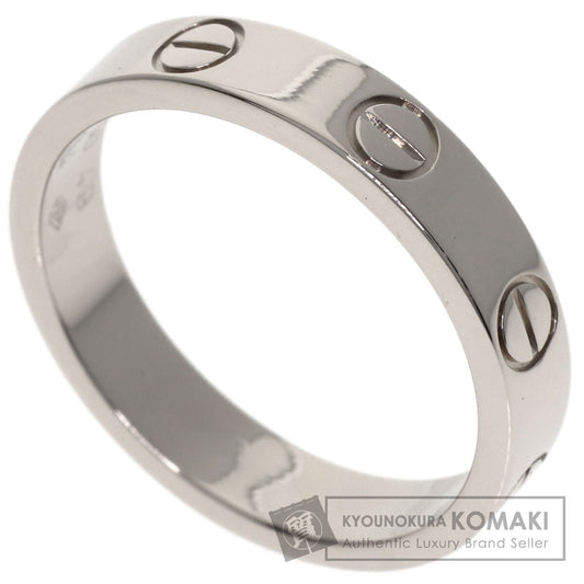 CARTIER love ring #49 Ring K18 White Gold Ladies [Used]