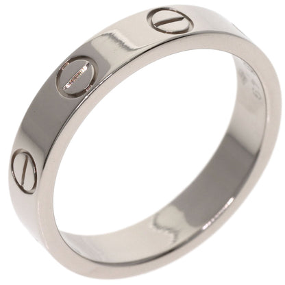 CARTIER love ring #49 Ring K18 White Gold Ladies [Used]