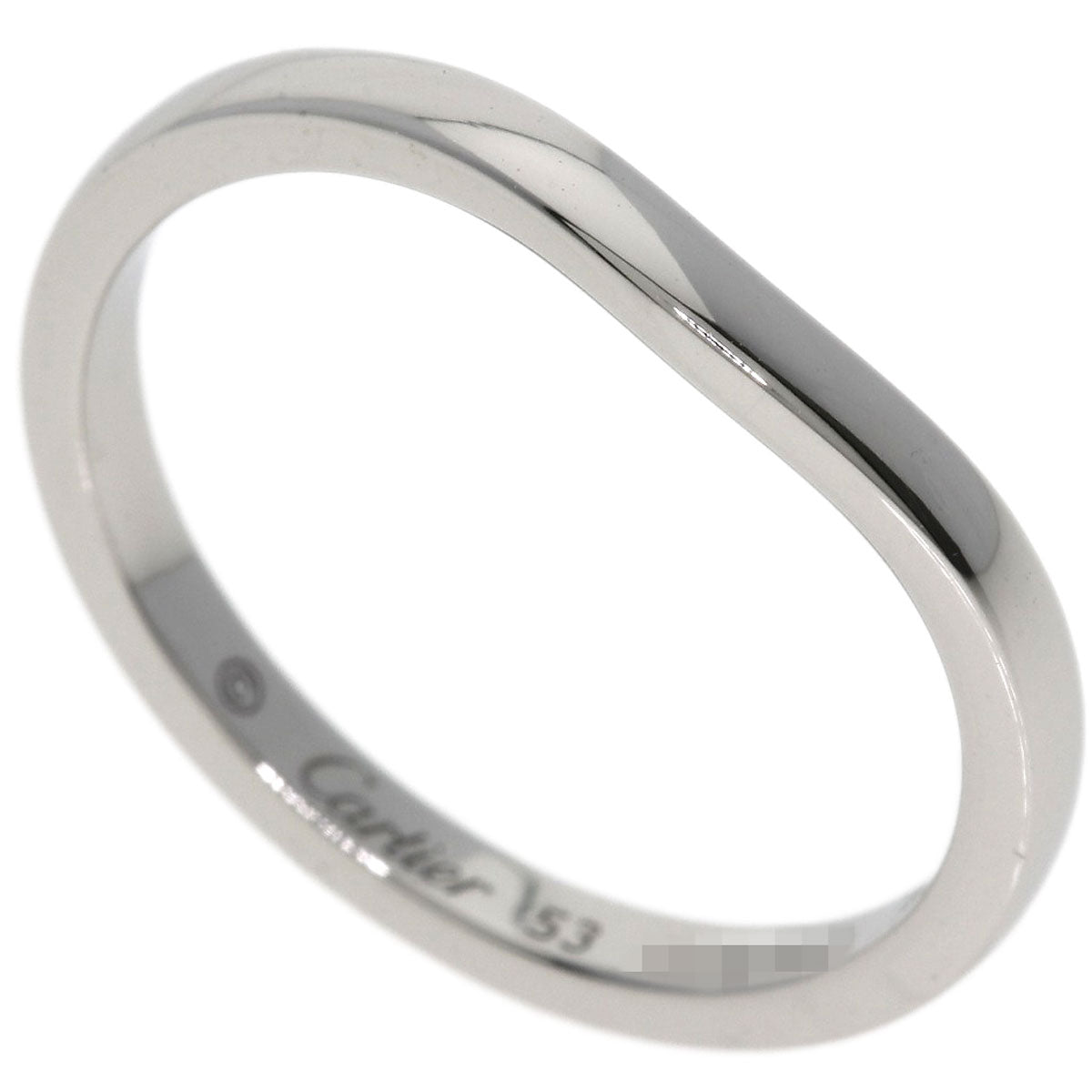 CARTIER Ballerina Curve #53 Ring Platinum PT950 Ladies [Used]