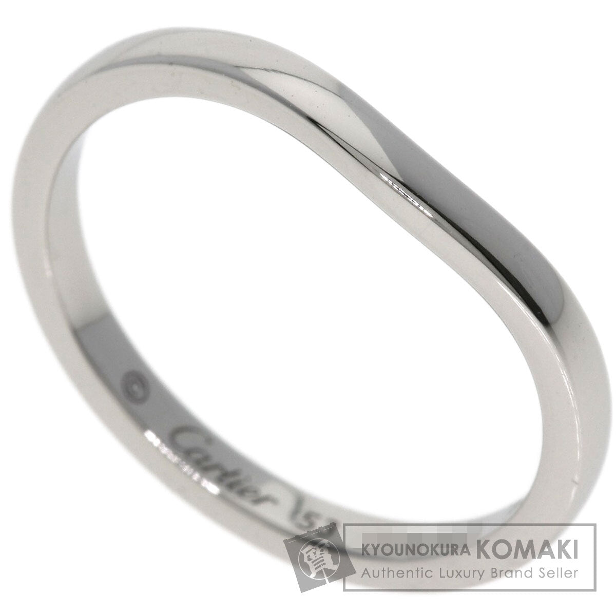 CARTIER Ballerina Curve #53 Ring Platinum PT950 Ladies [Used]