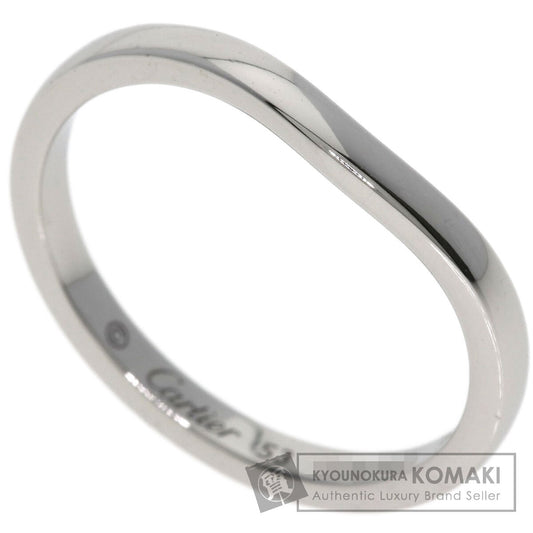 CARTIER Ballerina Curve #53 Ring Platinum PT950 Ladies [Used]