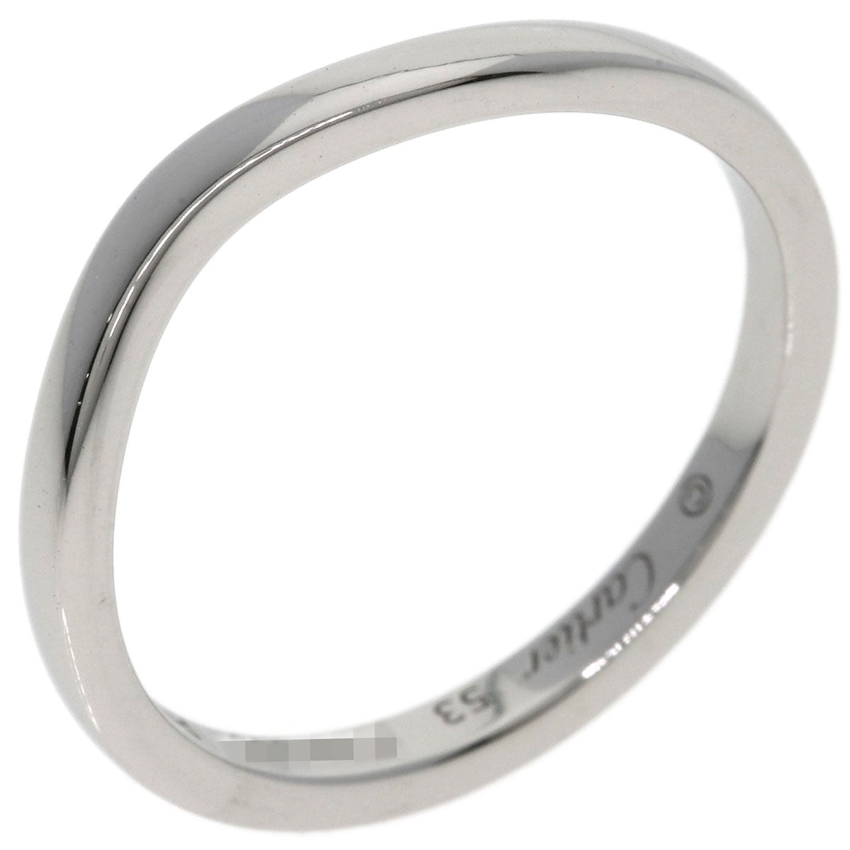 CARTIER Ballerina Curve #53 Ring Platinum PT950 Ladies [Used]