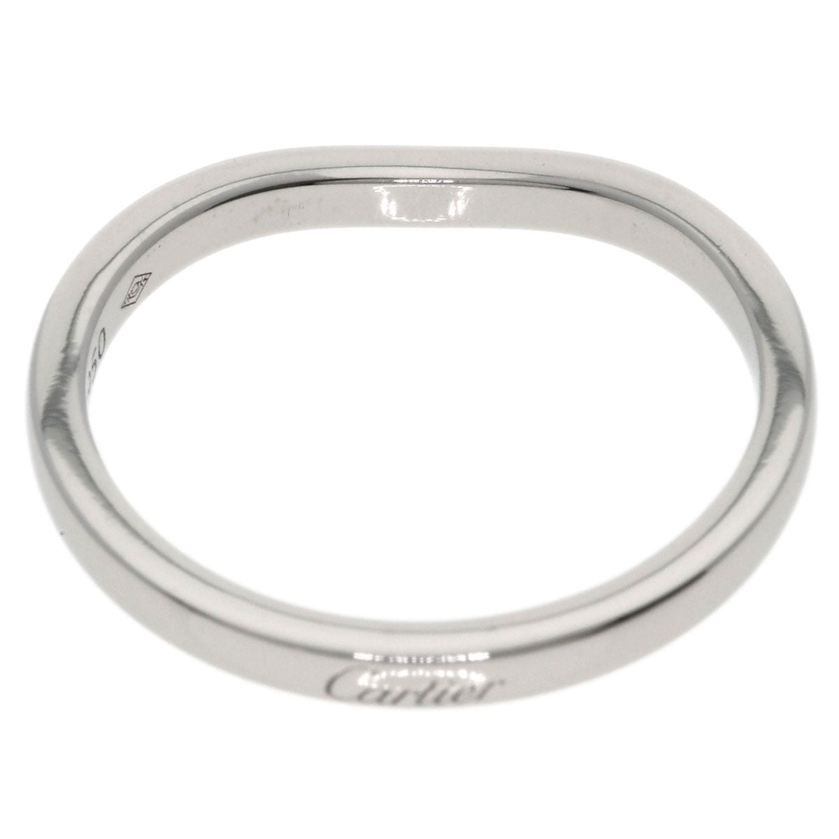 CARTIER Ballerina Curve #53 Ring Platinum PT950 Ladies [Used]