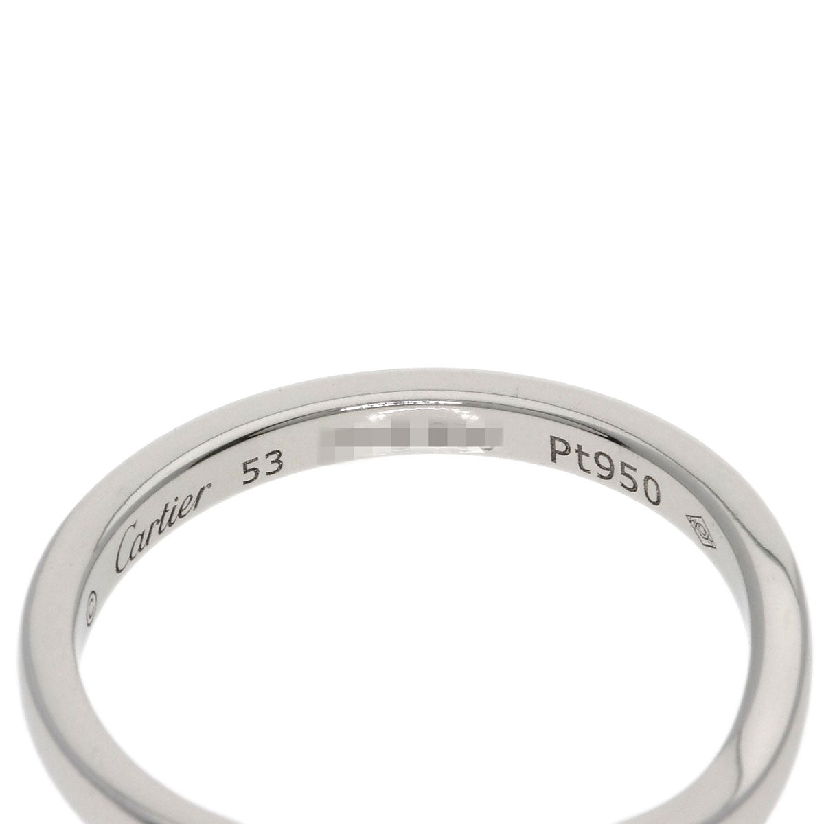 CARTIER Ballerina Curve #53 Ring Platinum PT950 Ladies [Used]