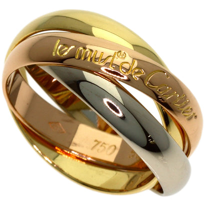 CARTIER Trinity #50 Ring K18 Yellow Gold K18 White GoldLadies [Used]