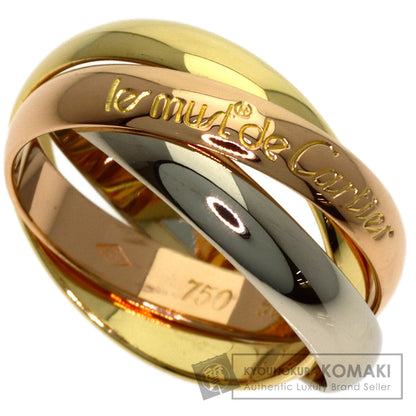 CARTIER Trinity #50 Ring K18 Yellow Gold K18 White GoldLadies [Used]