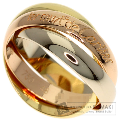 CARTIER Trinity #48 Ring K18 Yellow Gold 18K Pink GoldLadies [Used]