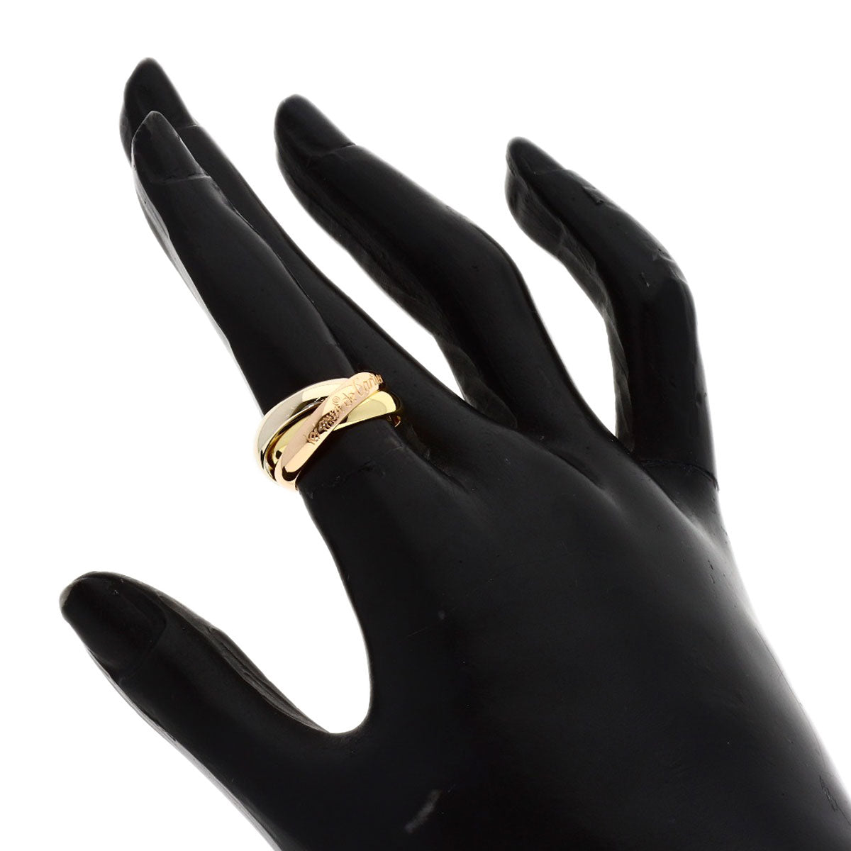 CARTIER Trinity #48 Ring K18 Yellow Gold 18K Pink GoldLadies [Used]
