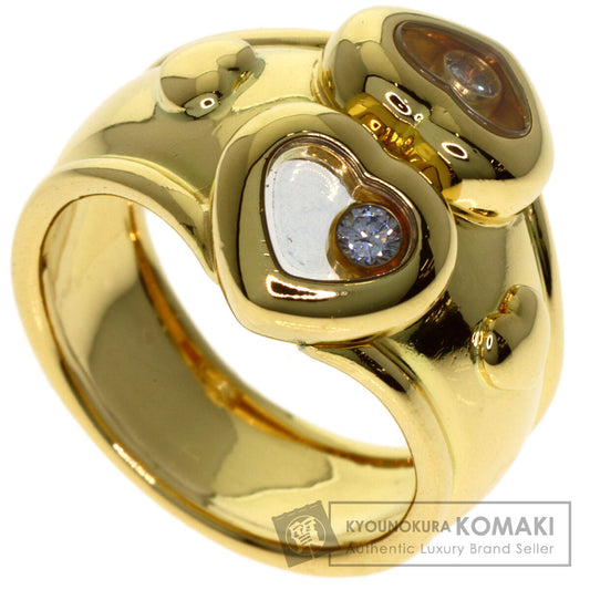 Chopard Happy diamond Ring K18 Yellow Gold Ladies [Used]