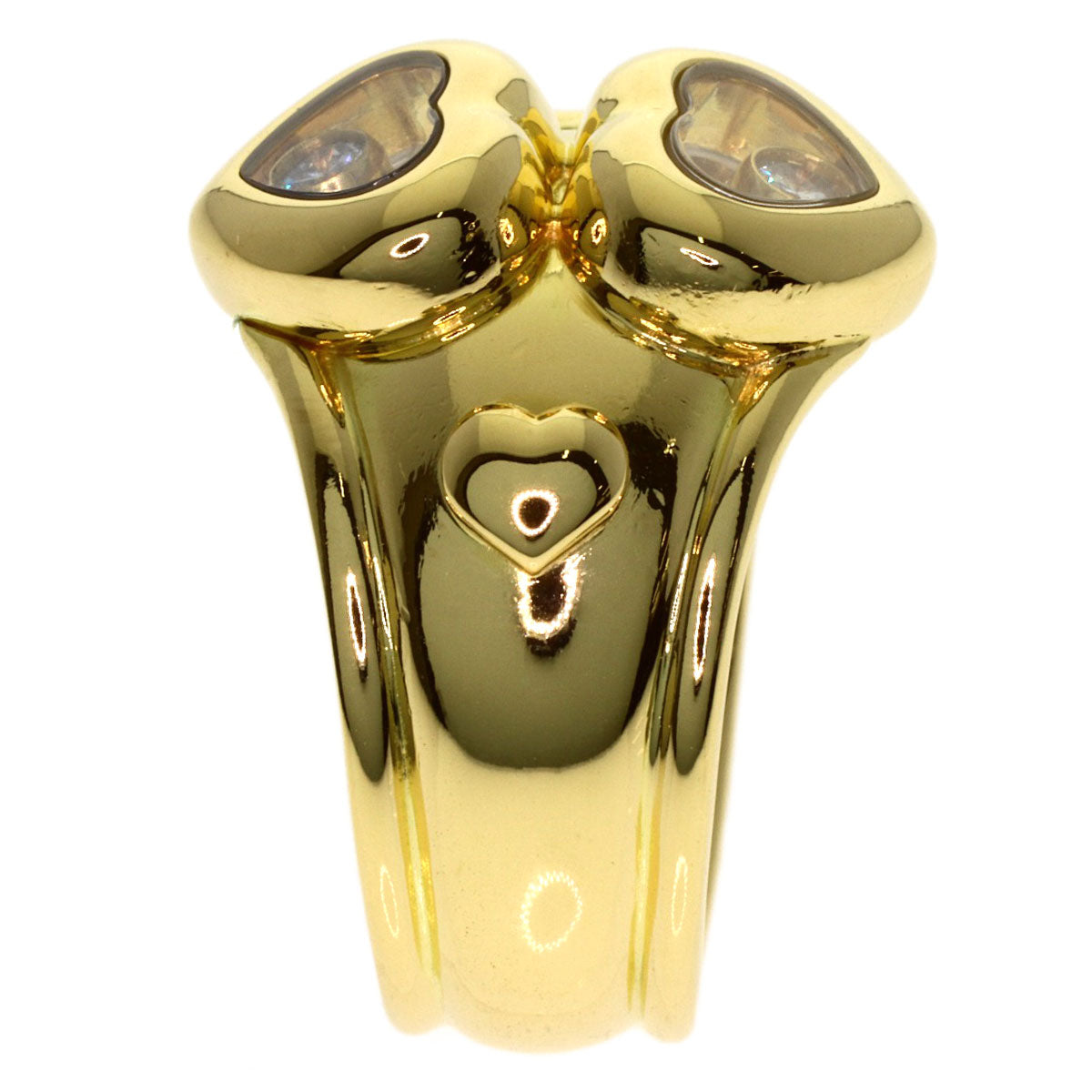 Chopard Happy diamond Ring K18 Yellow Gold Ladies [Used]