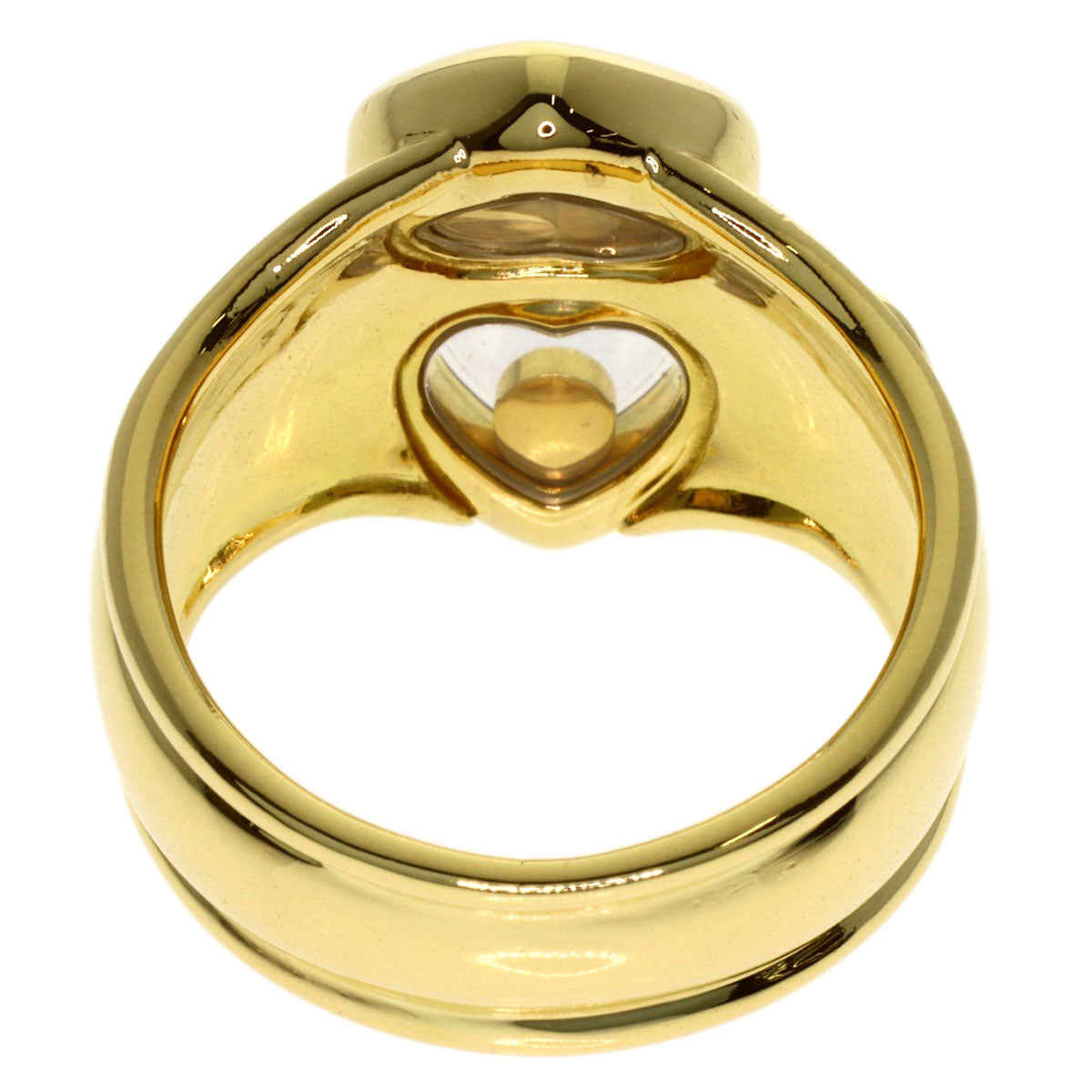 Chopard Happy diamond Ring K18 Yellow Gold Ladies [Used]