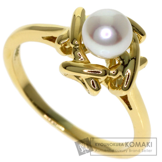 TIFFANY&Co. Pearl Pearl Ring K18 Yellow Gold Ladies [Used]