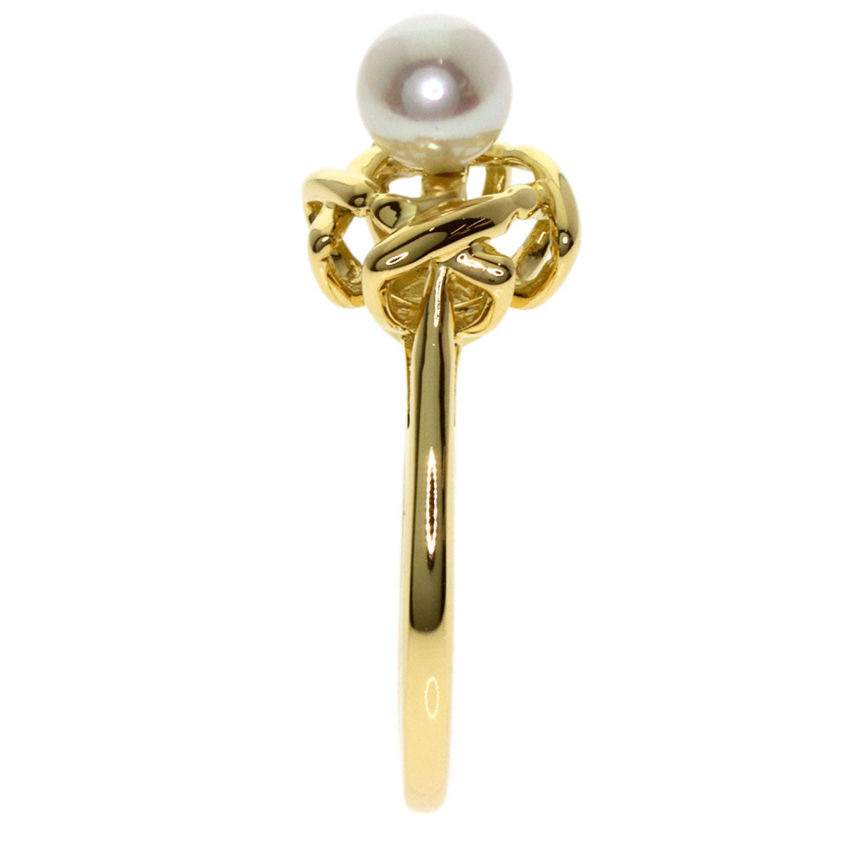 TIFFANY&Co. Pearl Pearl Ring K18 Yellow Gold Ladies [Used]