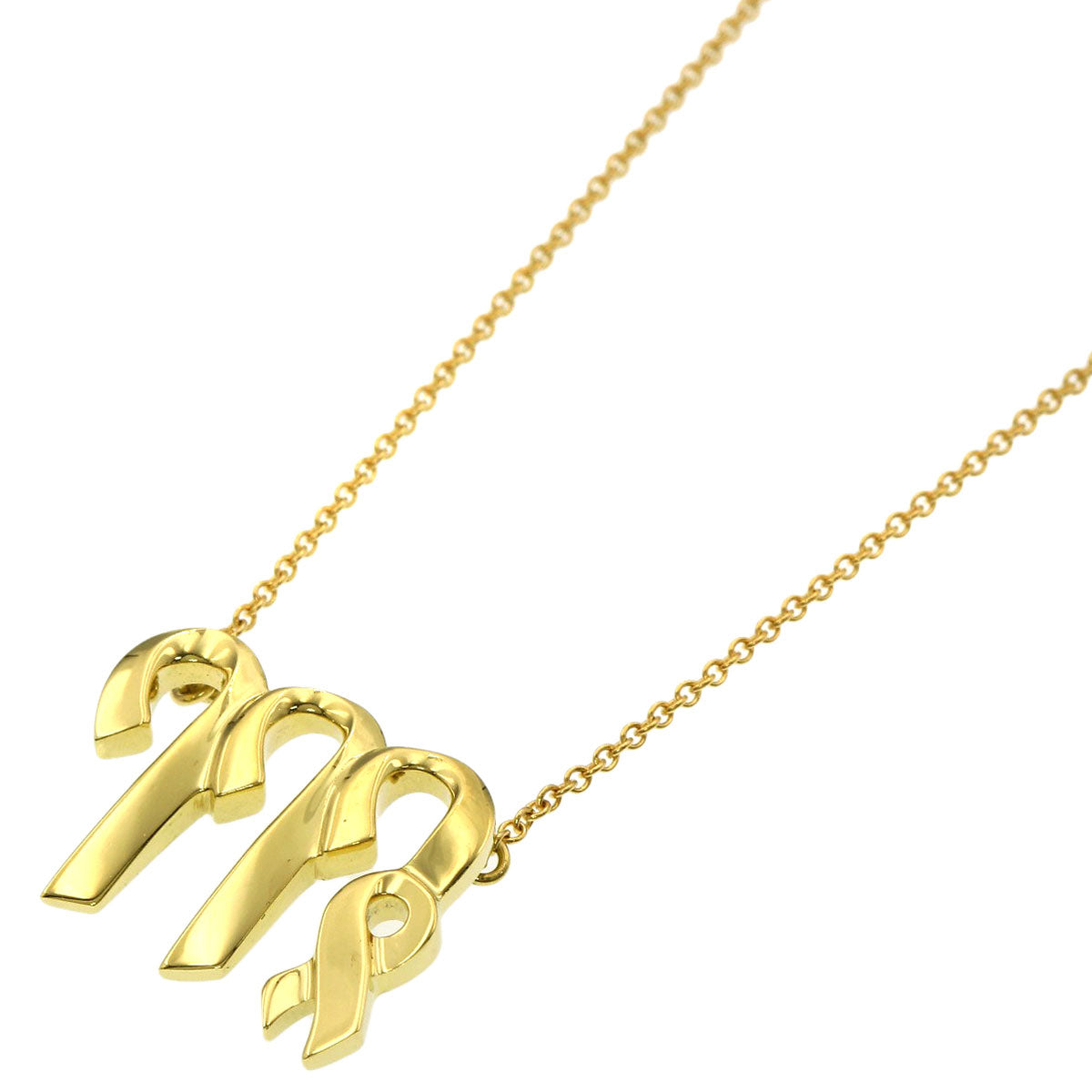 TIFFANY&Co. Constellation motif: Virgo Necklace K18 Yellow Gold Ladies [Used]