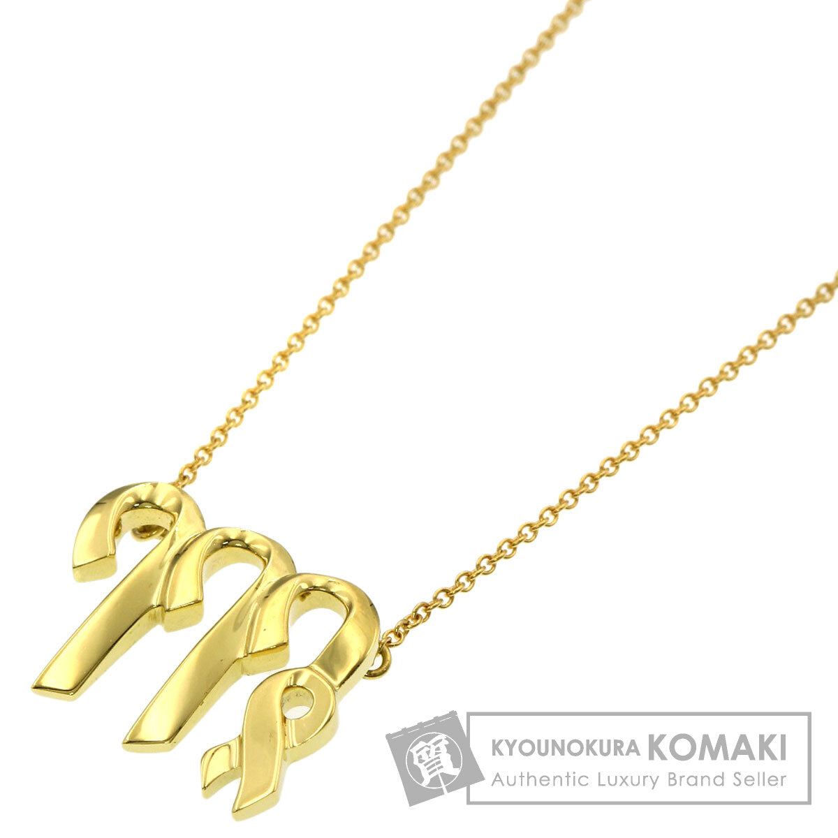TIFFANY&Co. Constellation motif: Virgo Necklace K18 Yellow Gold Ladies [Used]