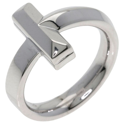 TIFFANY&Co. T one wide Ring K18 White Gold Ladies [Used]